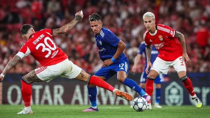 Vea el golazo de Camilo Durán en Benfica vs. Qarabag por Champions League