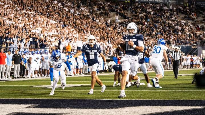 Barnes leads USU to a 49-30 win over Air Force