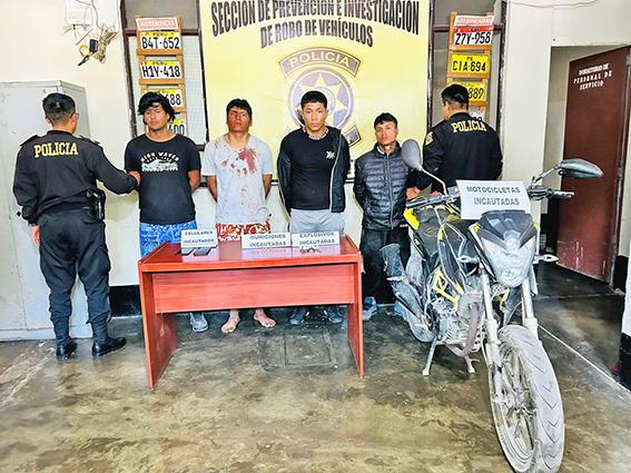 CAE BANDA CON VEHÍCULOS ROBADOS