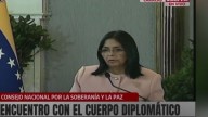 Delcy Rodríguez: Venezuela enfrenta una campaña mediática para empañar su dignidad