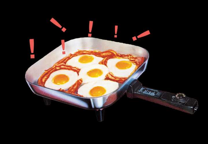 The anarchy of a breakfast buffet