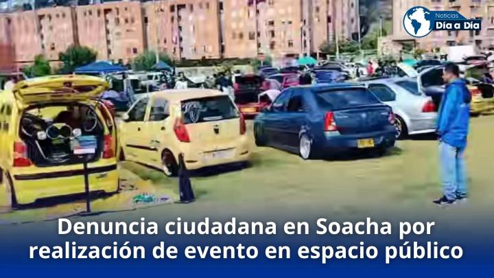 Denuncia ciudadana en Soacha por realización de evento de car audio en espacio público