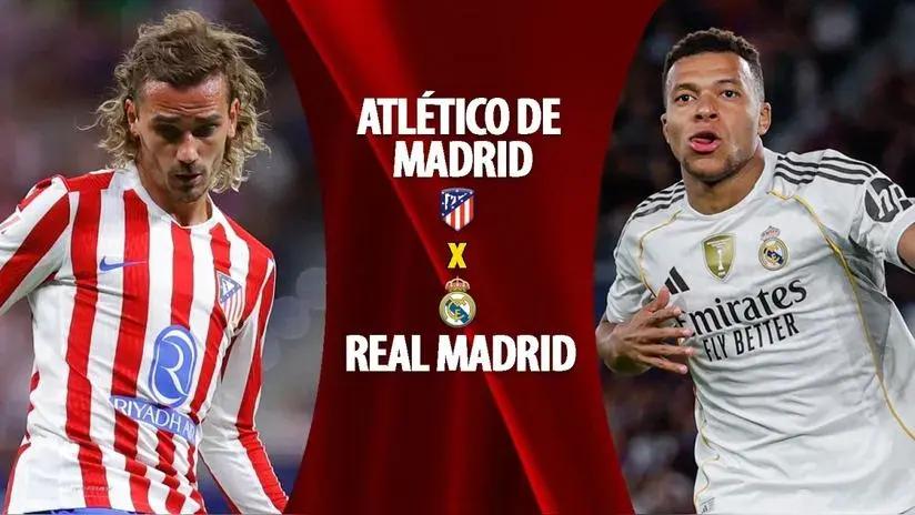 Real Madrid vs. Atlético Madrid en vivo: se enfrentan en el derbi madrileño por LaLiga 2025