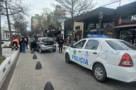 Chocó contra un bolardo en la semipeatonal y tuvo que recibir atención médica