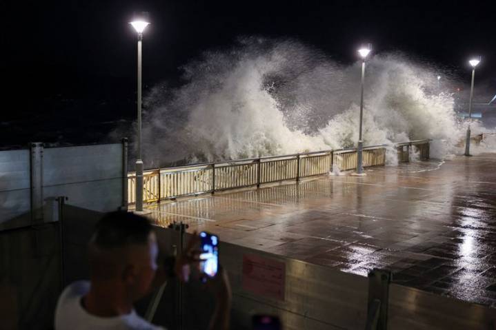 Super Typhoon lashes Hong Kong with hurricane-force winds and heavy rain