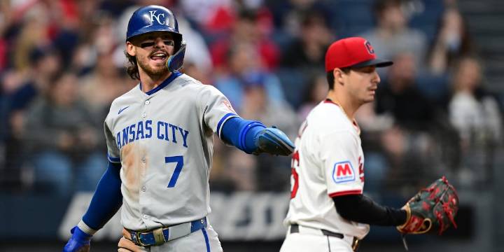 Nick Loftin singles in tying run and scores in 7th, Royals rally for win over Guardians