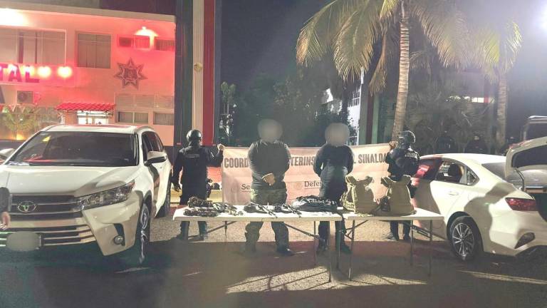 Detienen a dos hombres tras rescatar a víctima de privación ilegal en Culiacán
