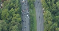 Multi-vehicle crash shuts down portion of I-95 northbound in Bensalem