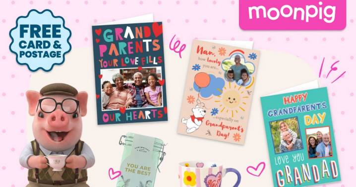 Celebrate Grandparents Day with a free Moonpig card