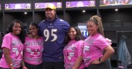 Baltimore Ravens pamper dozens of women impacted by cancer at M&T Bank Stadium
