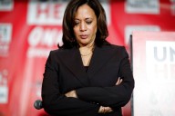 What is Kamala Harris doing?