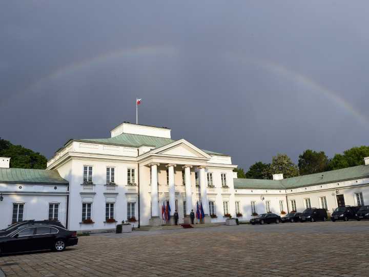 Belarusians detained after drone flown over Polish president’s residence