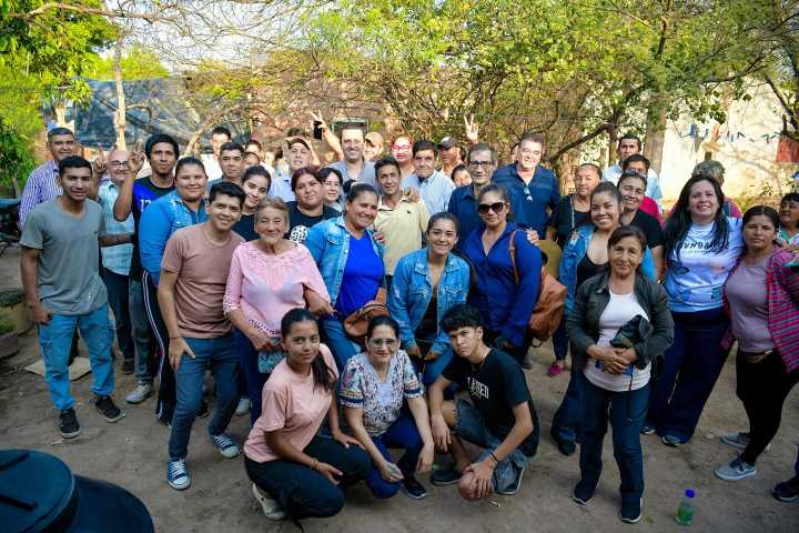 Una amplia agenda de actividades desarrolló el Vicegobernador en Las Lomitas