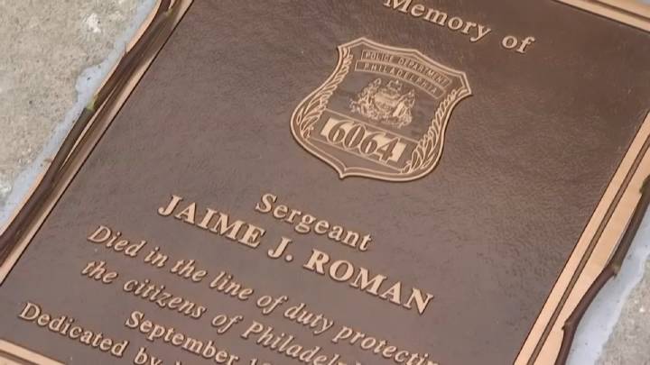 Police officials remember slain Sergeant Jamie Roman