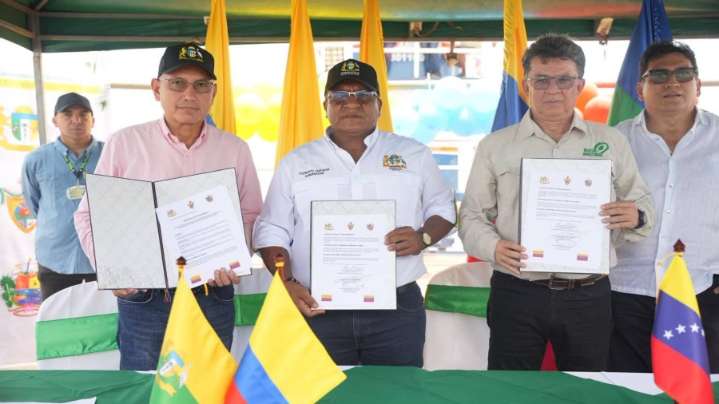 Gobernadores fronterizos de Colombia y Venezuela firman histórico memorándum para consolidar la paz y reabrir consulados