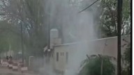 Una retroexcavadora rompió caños maestros de agua y gas en Plottier; hubo evacuados