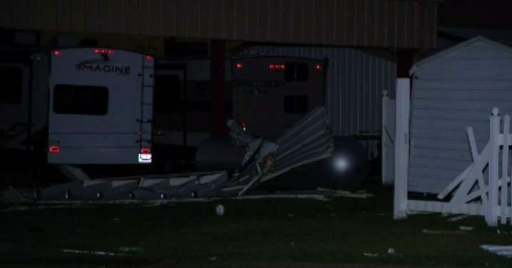 Severe storms hit Denton County Sunday night, causing structural damage and injuries