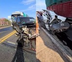 Liberaron al camionero que causó el choque múltiple en el puente Chaco