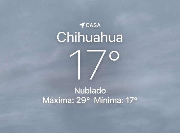 Se espera día nuboso con máxima de 29 grados centígrados
