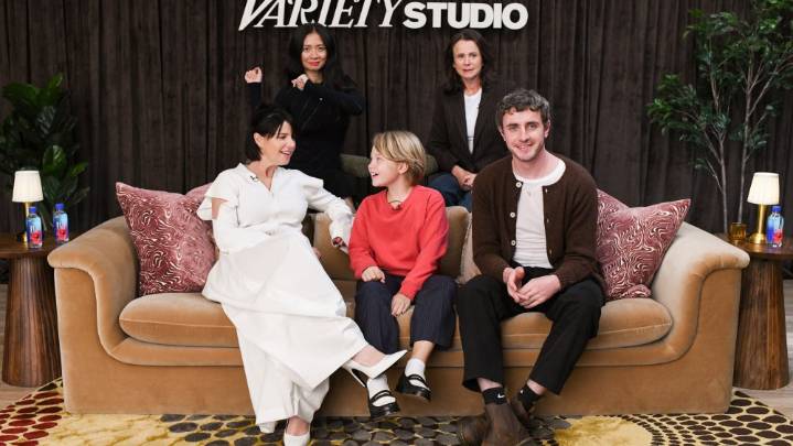 Jacobi Jupe Cries During Hamnet Interview With Jessie Buckley & Paul Mescal