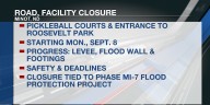 Roosevelt Park entrance, pickleball courts to close for flood protection construction in Minot