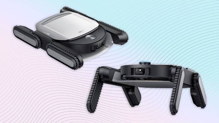 Yes, this robot vacuum has legs and can climb stairs 