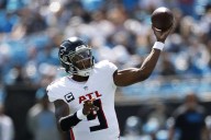 Falcons place too much pressure on Penix by failing to rely on Robinson in runaway loss at Carolina