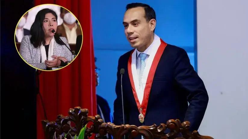 José Jerí dice que “legalmente no procede” una eventual contratación de Betssy Chávez en el despacho de Roberto Sánchez