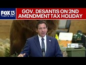 Gov. DeSantis on sales tax holiday