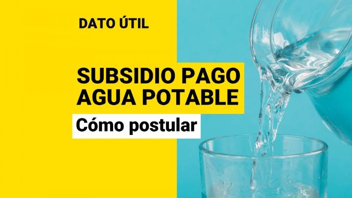 Subsidio al pago de agua potable: ¿Cómo postular al beneficio que cubre hasta el 85% de la cuenta