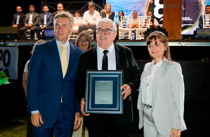 En 85° aniversario de Hermoso Campo, Zdero anunció la reactivación del frigorífico