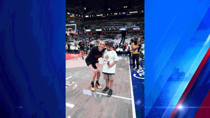 Evansville child celebrated as Honorary Fever Ball Kid at Indiana Fever home game