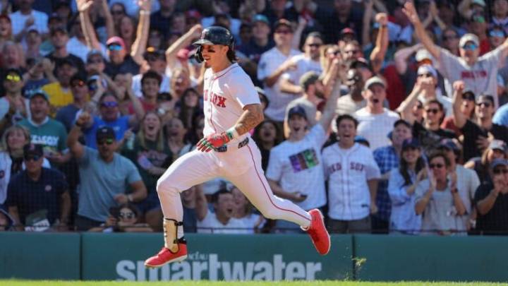 How fast did Jarren Duran run bases on his inside