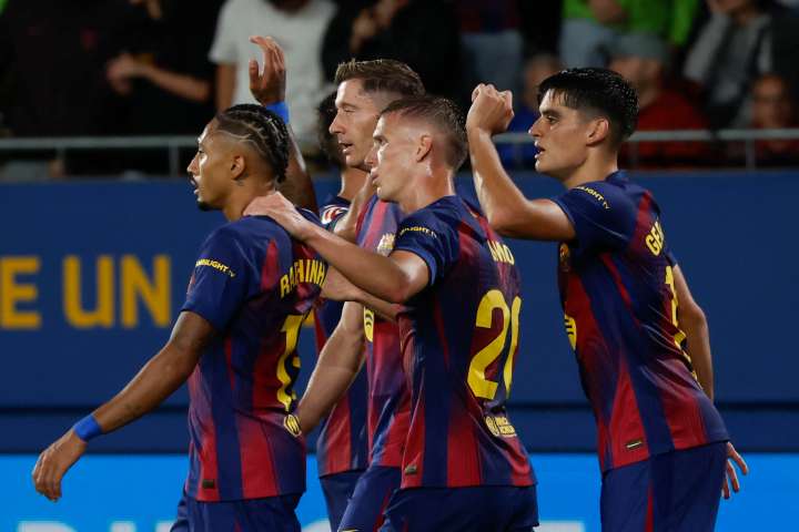 Al Barcelona no le pesó la ausencia de Yamal para lograr victoria contundente contra Getafe en LaLiga