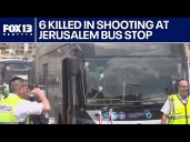 6 killed in shooting at Jerusalem bus stop