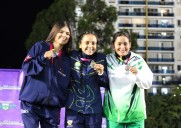 El atletismo abrió el medallero general de los IV Juegos Comunales en Bucaramanga -
