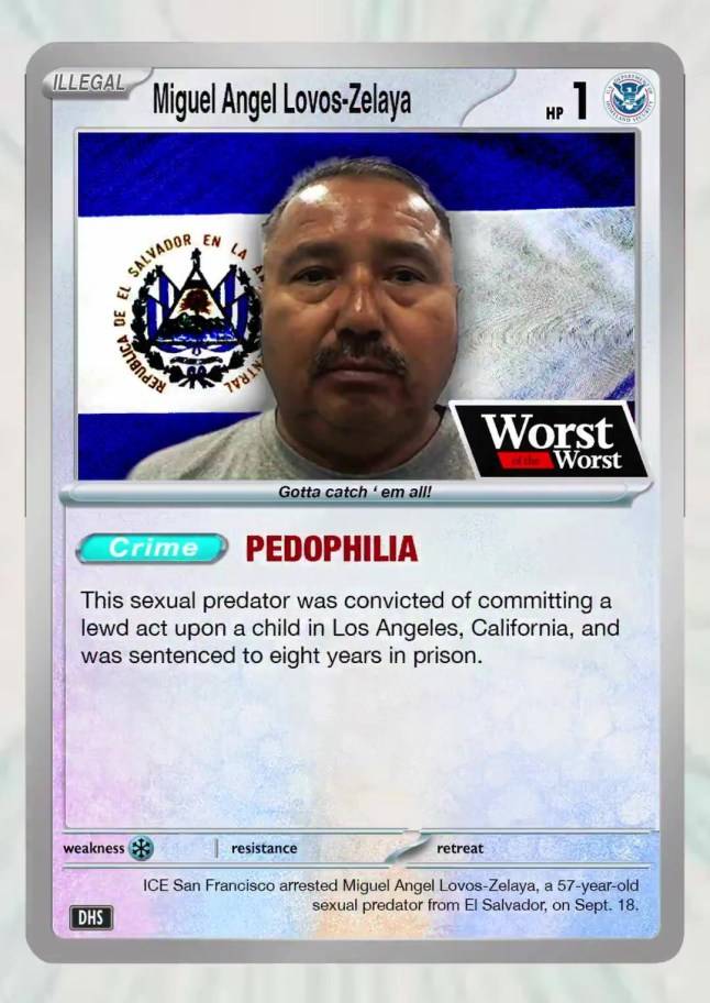 US government posts Pokemon video of ICE raids saying ‘gotta catch ’em all’