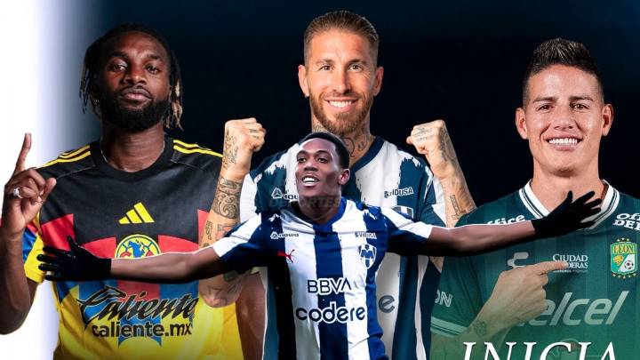 Fichajes bomba en Liga MX: estrellas mundiales que llegaron al Apertura 2025