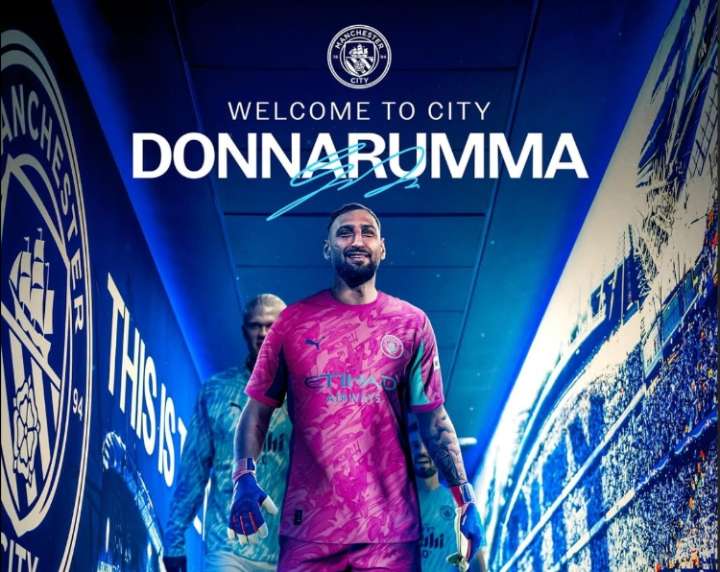 Donnarumma es nuevo arquero del Manchester City