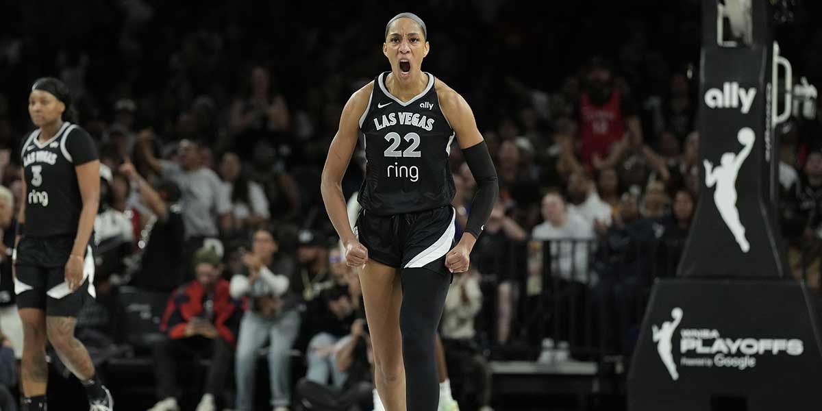 Aces’ A’ja Wilson passes WNBA legend Lisa Leslie amid Storm clash