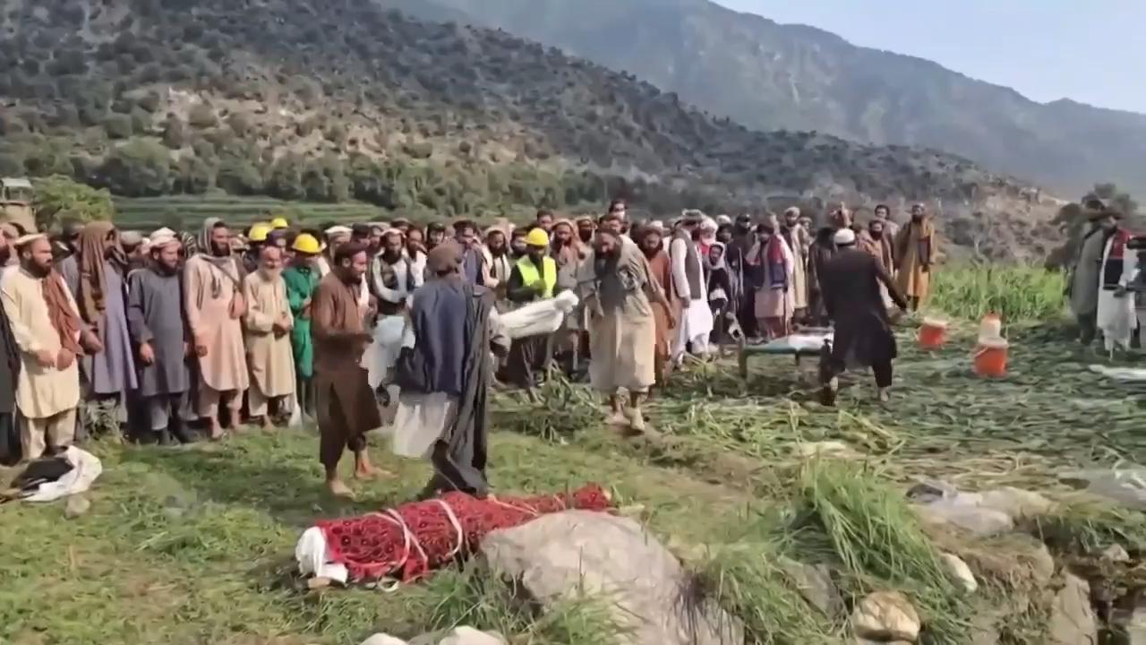 Rescuers search rubble for survivors after earthquake in Afghanistan