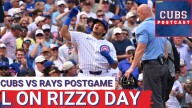 CUBS POSTCAST: HUGE BUMMER! The Chicago Cubs lose 5-4 to the Rays on Anthony Rizzo day