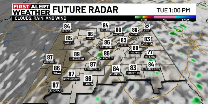 First Alert Weather: A few sprinkles for some today