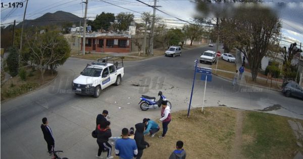 Detuvieron al salteño que iba en moto y agredió brutalmente a la conductora tras un choque