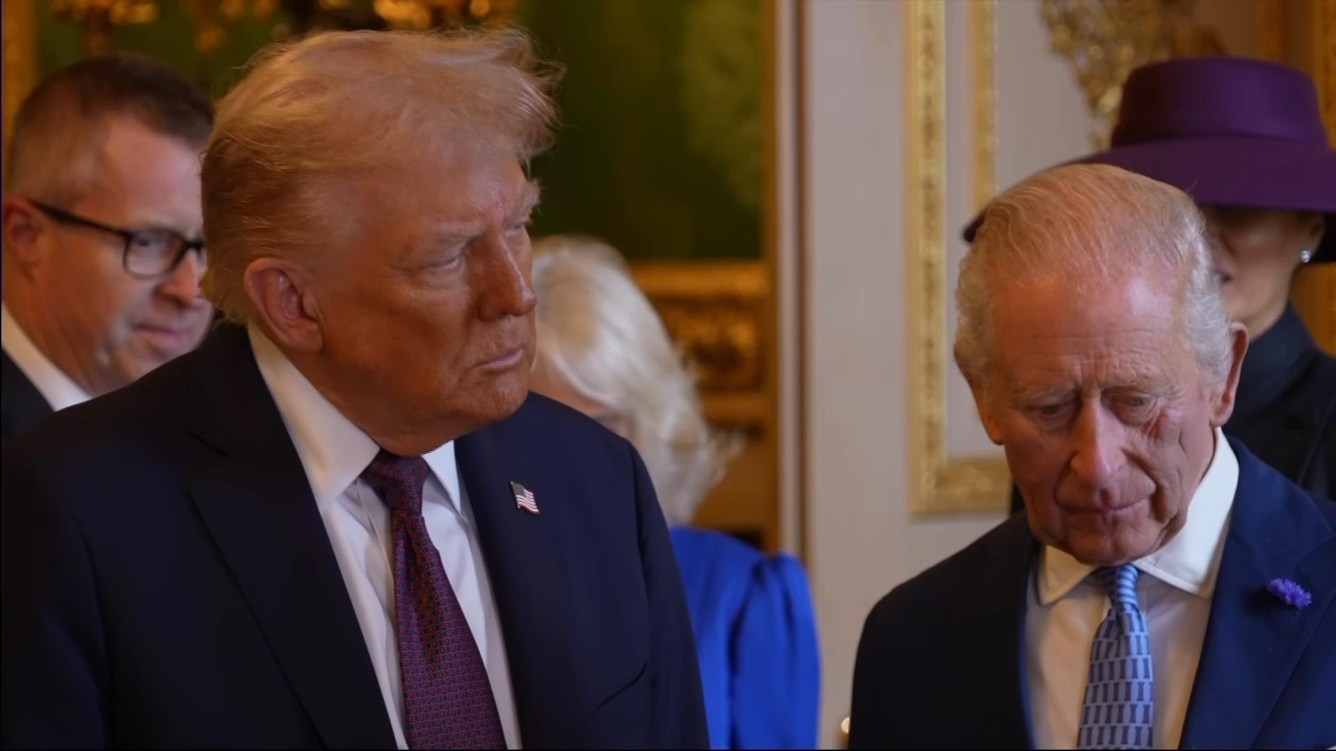 Donald and Melania Trump, the Royal Collection and St. George's Chapel at Windsor Castle