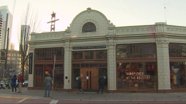 Starbucks Reserve Roastery defaced following abrupt closure