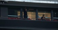 Simeone watches Atletico from stands while serving suspension for Anfield altercation