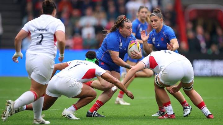Women's Rugby World Cup semi-final live: England v France