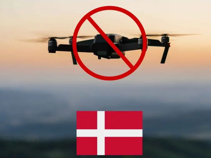 Dinamarca prohíbe vuelo de drones