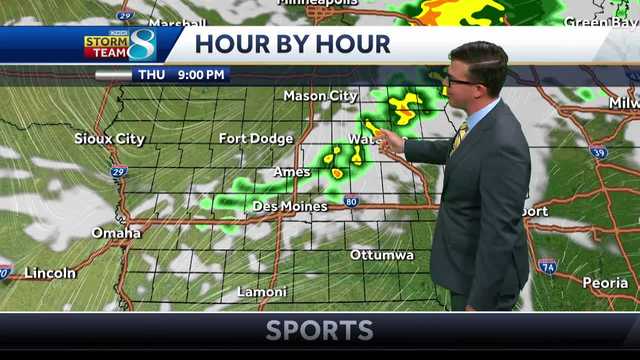 Des Moines weather: Dry today with storms returning tonight